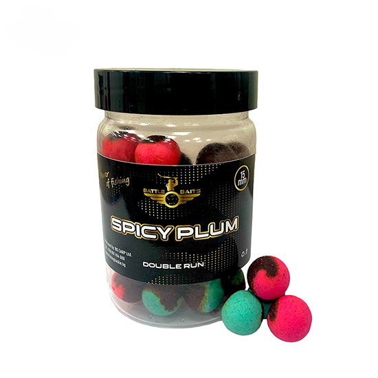 Критично балансирани топчета BATTLE BAITS Double Run Spicy Plum Критично балансирани топчета BATTLE BAITS Double Run Spicy Plum