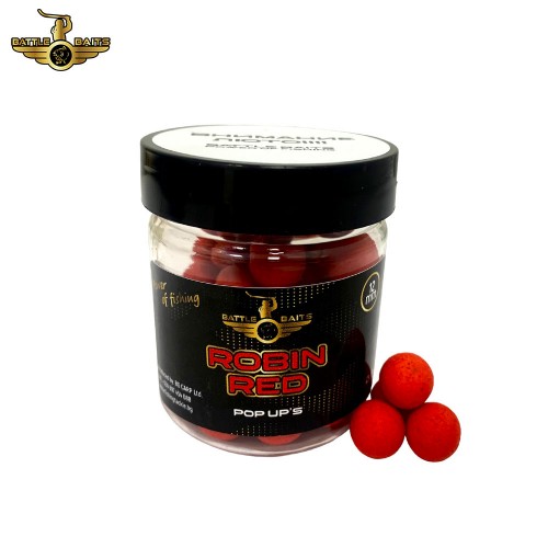 Топчета Pop Up BATTLE BAITS Robin Red 12mm
