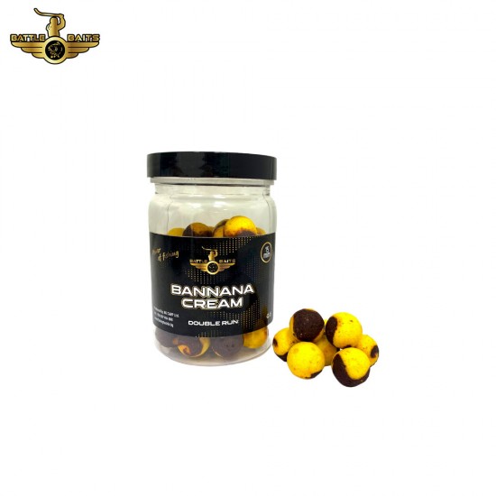 Критично балансирани топчета BATTLE BAITS Double Run Banana Cream