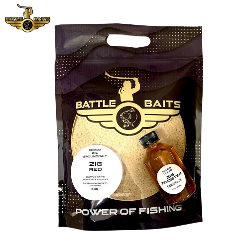 Захранка за зиг BATTLE BAITS Zig Red