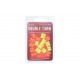 Плуваща силиконова царевица двойна ESP DOUBLE CORN Fluo Yellow / Orange