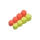 Плуваща силиконова царевица двойна ESP DOUBLE CORN Fluo Yellow / Orange
