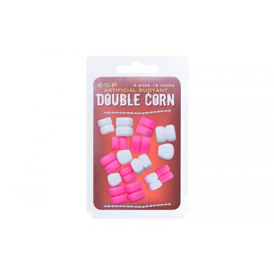 Плуваща силиконова царевица двойна ESP DOUBLE CORN Pink / White 