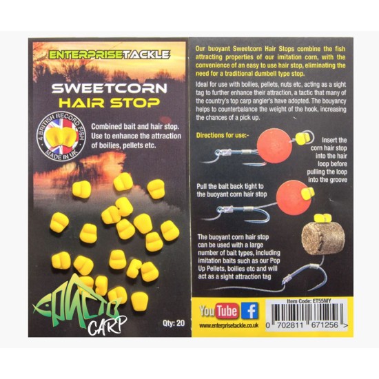 Царевица стопер ET Mini Sweet Corn Hair Stops Yellow