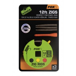Готов Монтаж Fox Edges Zig Rig 3.7 метра x 3