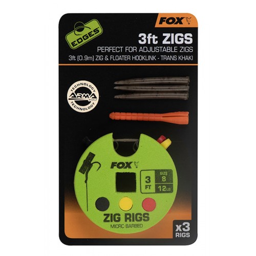 Монтаж Fox Edges Zig Rig 3 ft x 3