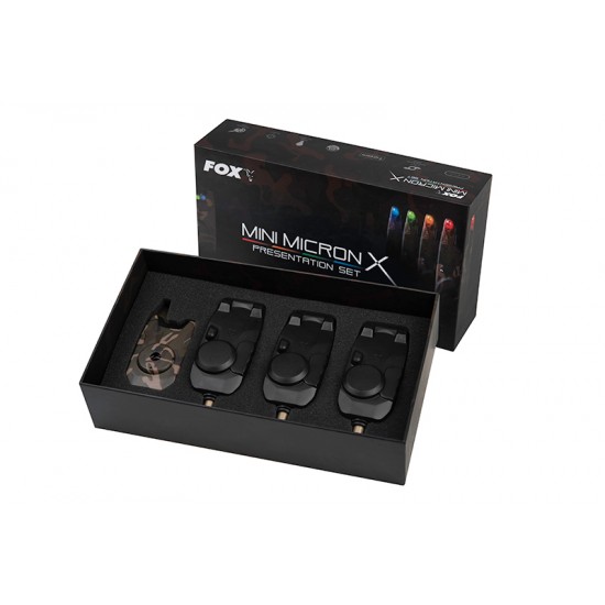 Комплект сигнализатори Fox Mini Micron X Limited Edition Camo Set 3+1
