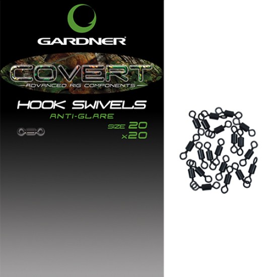 Микро вирбели Gardner Covert Hook Swivels size 20 Микро вирбели Gardner Covert Hook Swivels size 20