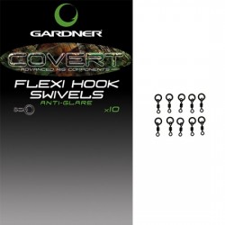 Микро вирбел с халка Gardner Covert Flexi Hook Swivels Микро вирбел с халка Gardner Covert Flexi Hook Swivels