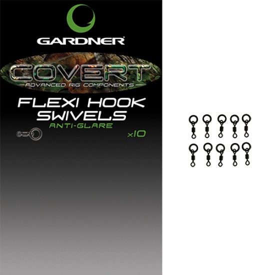 Микро вирбел с халка Gardner Covert Flexi Hook Swivels