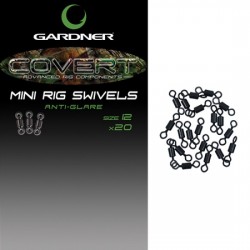 Мини вирбели Gardner Covert Mini Rig Swivels size 12 Мини вирбели Gardner Covert Mini Rig Swivels size 12