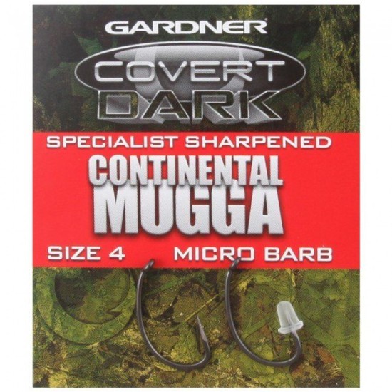 Ръчно заточени куки Gardner Dark Continental Mugga