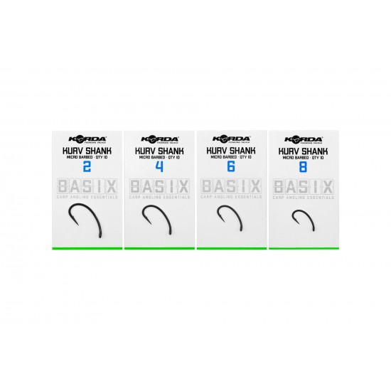Куки Korda – Basix Kurv Shank Куки Korda – Basix Kurv Shank