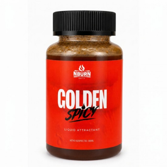 Течен атрактор GOLDEN SPICY LIQUID – N-Burn Baits Течен атрактор GOLDEN SPICY LIQUID – N-Burn Baits