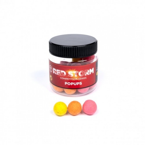 Плуващи топчета T-BAITS RED STORM POP-UP, многоцветни