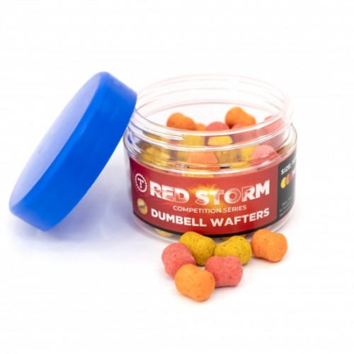 Топчета за стръв T-BAITS RED STORM Dumbell Wafters 14mm, многоцветни