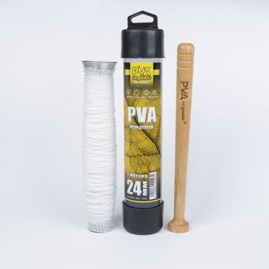 ПВА система с дървена тъпкачка PVA ORGANIC 24mm, 7метра
