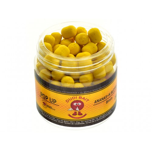 Pop-up Dudi bait Ананас + N-BUTYRIC (8мм дъмбел)