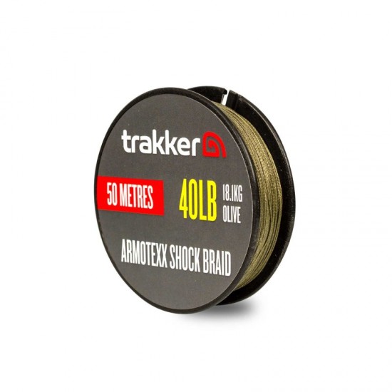 Шок лидер Trakker Armotexx Shock Braid 40lb - 50m Шок лидер Trakker Armotexx Shock Braid 40lb - 50m